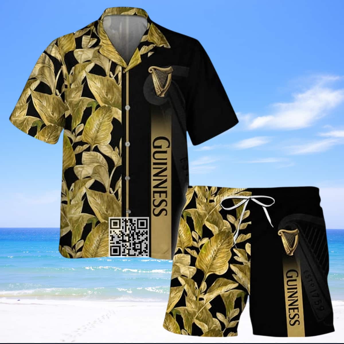Guinness Beer Hawaiian Shirt Tropical Leaf Best Beach Gift Guinness Beer Hawaiian Shirt Tropical Leaf Best Beach Gift