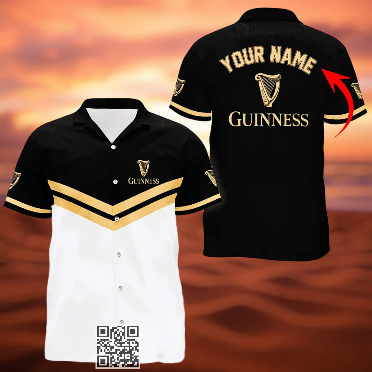 Personalized Guinness Beer Hawaiian Shirt Custom Name Personalized Guinness Beer Hawaiian Shirt Custom Name