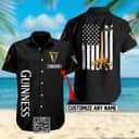 Personalized Guinness Hawaiian Shirt Custom Name Birthday Gift For Beer Lovers