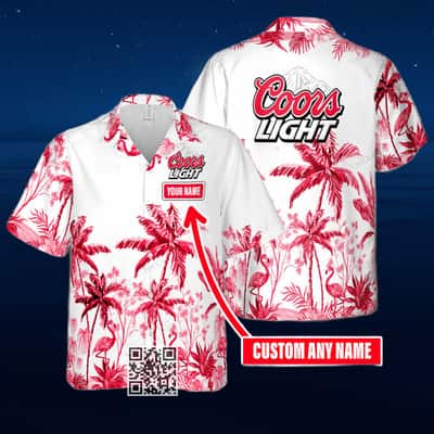 Aloha Coors Light Hawaiian Shirt Custom Name Beach Gift For Friend