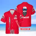 Coors Light Beer Hawaiian Shirt Best Dad Ever Custom Name
