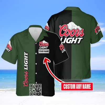 Coors Light Beer Hawaiian Shirt Custom Name Gift For Best Friends