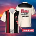 Coors Light Hawaiian Shirt Custom Name Gift For Husband