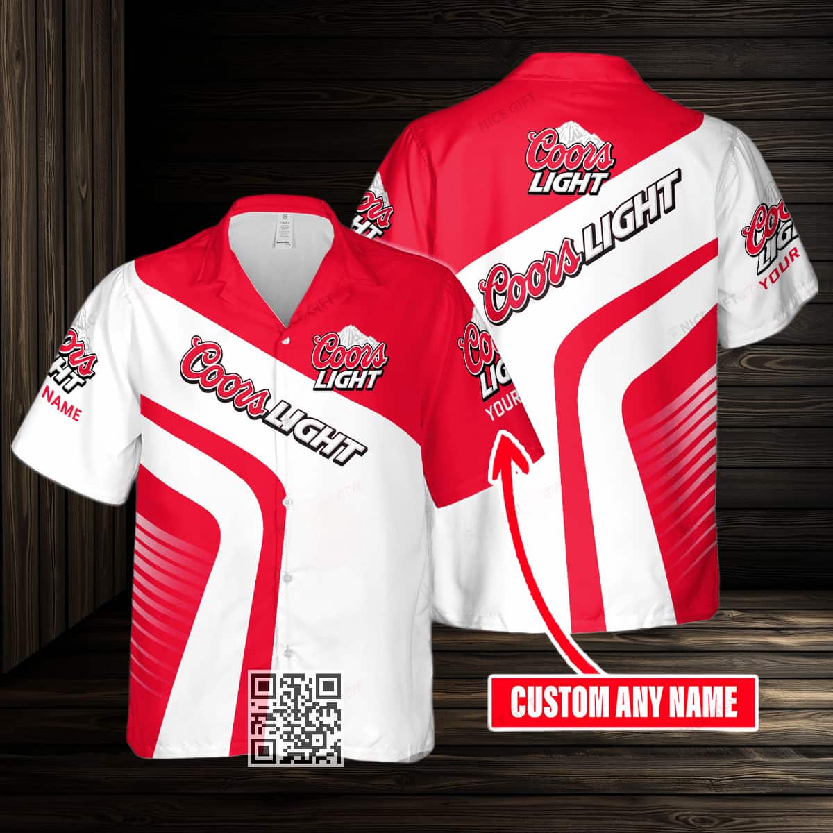 Coors Light Hawaiian Shirt Custom Name Gift For Beer Drinkers Coors Light Hawaiian Shirt Custom Name Gift For Beer Drinkers