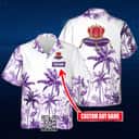 Aloha Crown Royal Hawaiian Shirt Beach Lovers Gift Custom Name