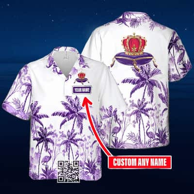Aloha Crown Royal Hawaiian Shirt Beach Lovers Gift Custom Name Aloha Crown Royal Hawaiian Shirt Beach Lovers Gift Custom Name