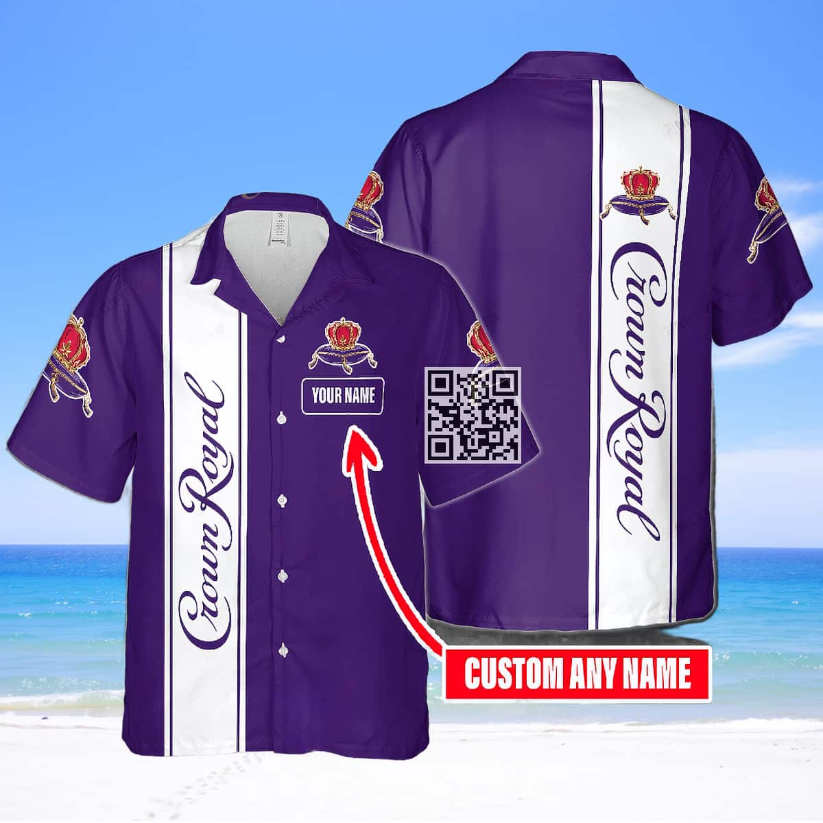 Crown Royal Hawaiian Shirt Custom Name Gift For Best Friends Crown Royal Hawaiian Shirt Custom Name Gift For Best Friends