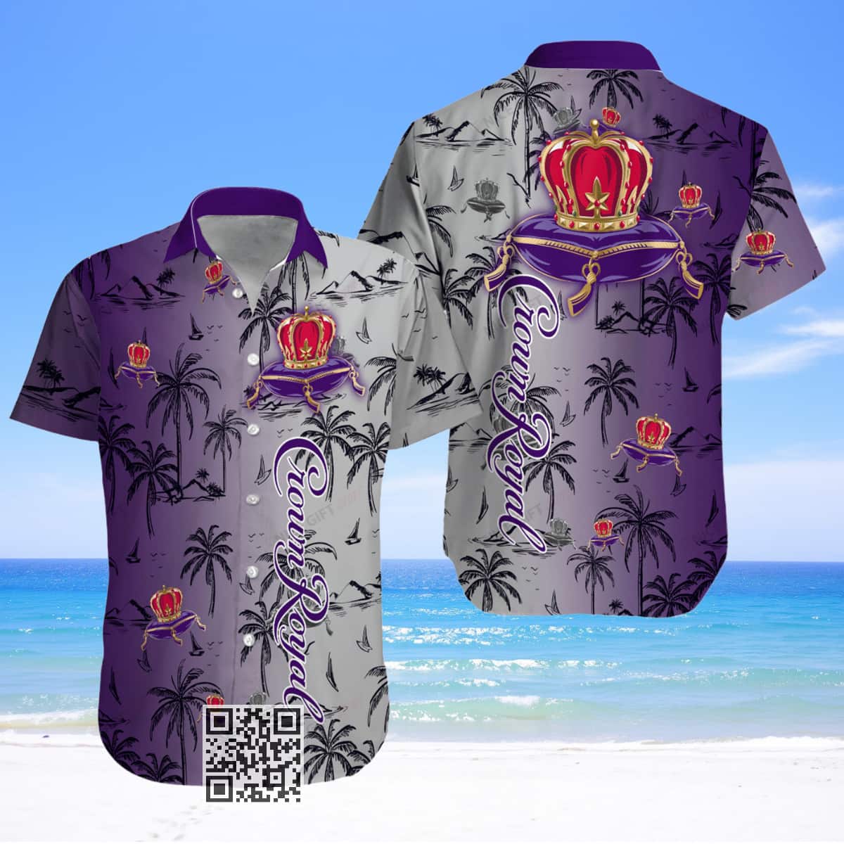 Aloha Crown Royal Hawaiian Shirt Gift For Beach Trip Aloha Crown Royal Hawaiian Shirt Gift For Beach Trip