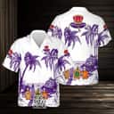Aloha Crown Royal Hawaiian Shirt Beach Gift For Friend