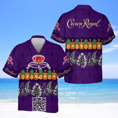 Aloha Crown Royal Hawaiian Shirt Pineapple Pattern Beach Lovers Gift Aloha Crown Royal Hawaiian Shirt Pineapple Pattern Beach Lovers Gift