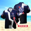 Pabst Blue Ribbon Hawaiian Shirt Custom Name Gift For Beer Lovers Pabst Blue Ribbon Hawaiian Shirt Custom Name Gift For Beer Lovers