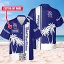 Pabst Blue Ribbon Beer Hawaiian Shirt Custom Name Beach Gift For Him Pabst Blue Ribbon Beer Hawaiian Shirt Custom Name Beach Gift For Him