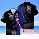 Pabst Blue Ribbon Hawaiian Shirt Gift For Beer Drinkers Custom Name Pabst Blue Ribbon Hawaiian Shirt Gift For Beer Drinkers Custom Name