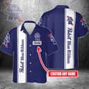 Pabst Blue Ribbon Hawaiian Shirt Beer Lovers Gift Custom Name Pabst Blue Ribbon Hawaiian Shirt Beer Lovers Gift Custom Name
