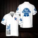 Pabst Blue Ribbon Beer Hawaiian Shirt Beach Vacation Gift