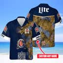 Miller Lite Hawaiian Shirt Custom Name Summer Gift For Friend Miller Lite Hawaiian Shirt Custom Name Summer Gift For Friend