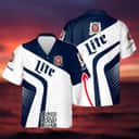 Miller Lite Hawaiian Shirt Beer Lovers Gift Custom Name
