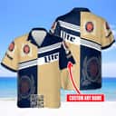 Miller Lite Hawaiian Shirt Gift For Beer Drinkers Custom Name
