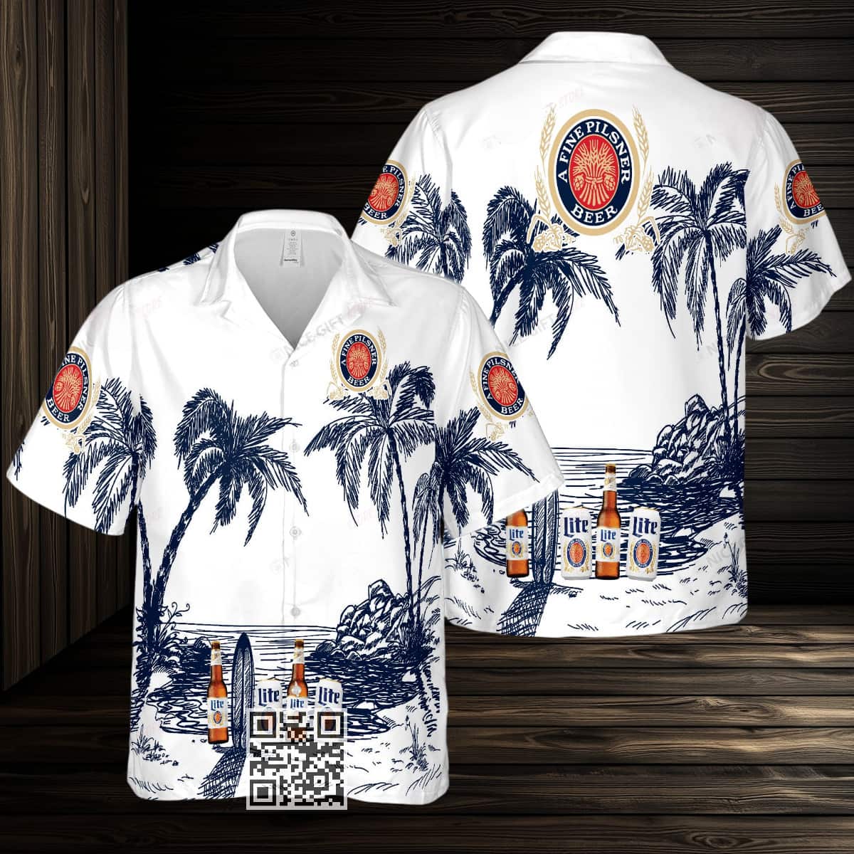 Aloha Miller Lite Beer Hawaiian Shirt Summer Beach Gift Aloha Miller Lite Beer Hawaiian Shirt Summer Beach Gift