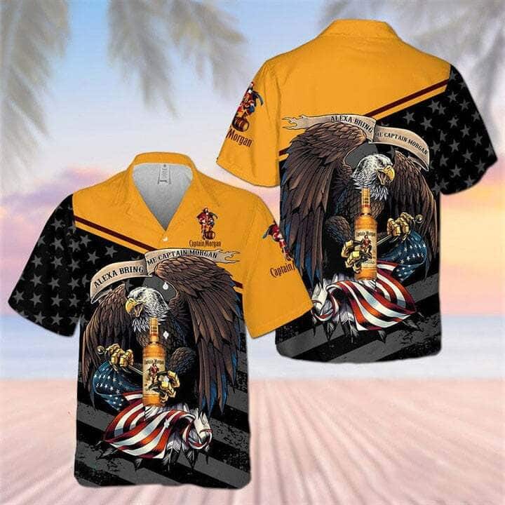 Captain Morgan Hawaiian Shirt Independence Day Best Gift For Him