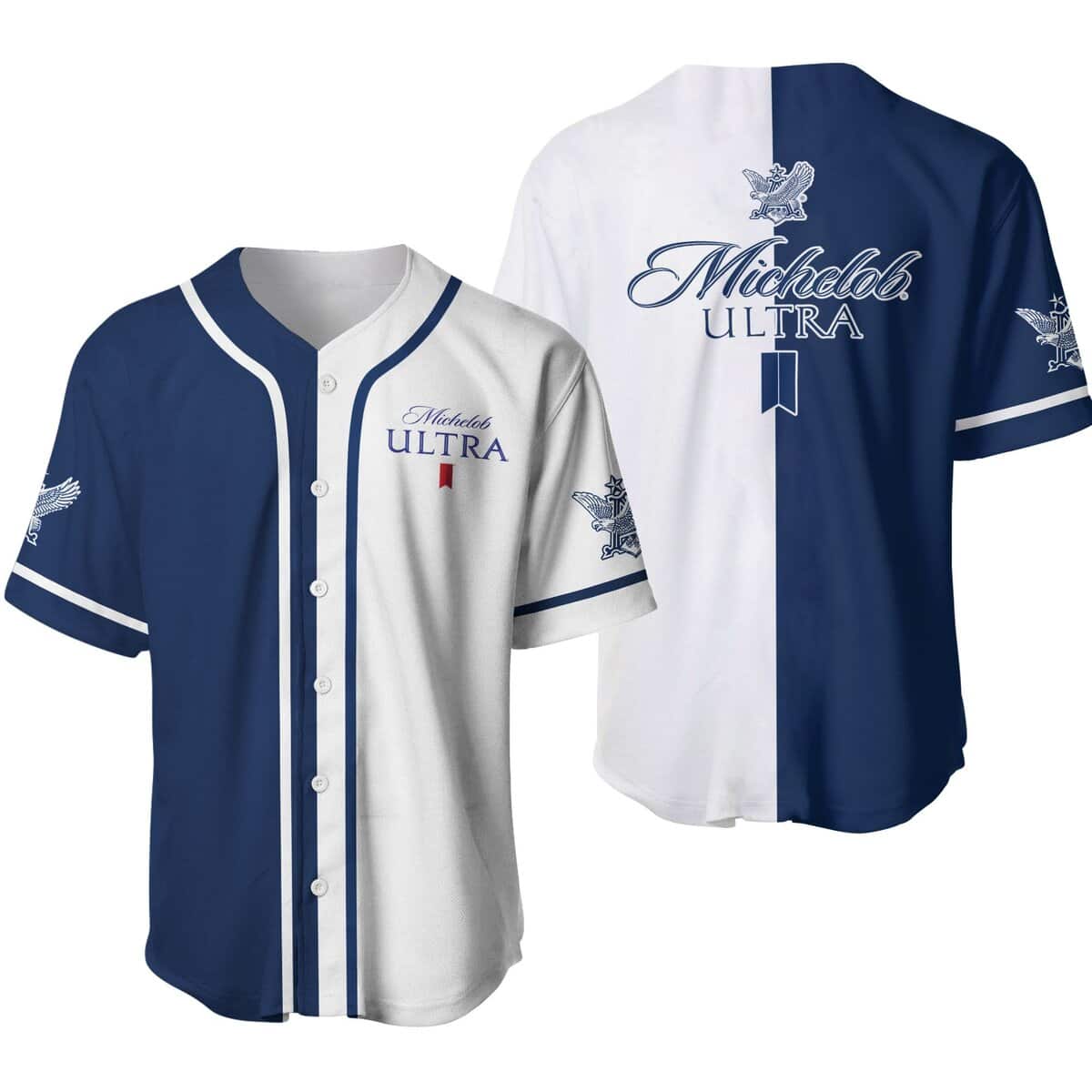 Basic Michelob ULTRA Baseball Jersey Dual Colors Gift For Beer Lovers